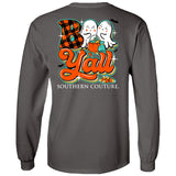 Boo Y'all Ghost Duo Southern Couture Long Sleeve Tee
