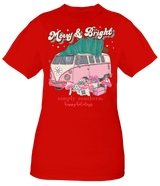 Merry & Bright Bus Simply Southern Tee
