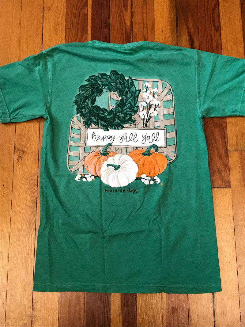 Happy Fall Y'all Southernology Comfort Color Tee