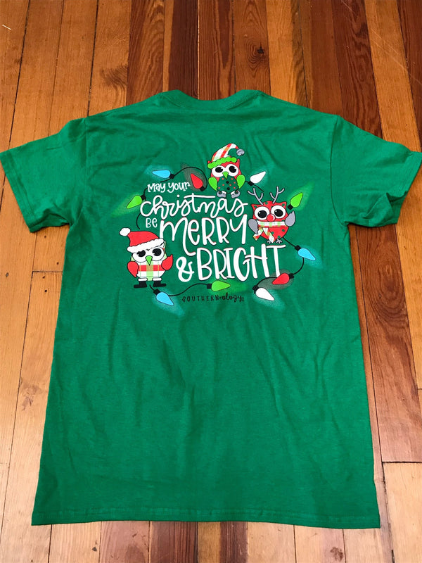 Merry & Bright Owls Southernology Tee