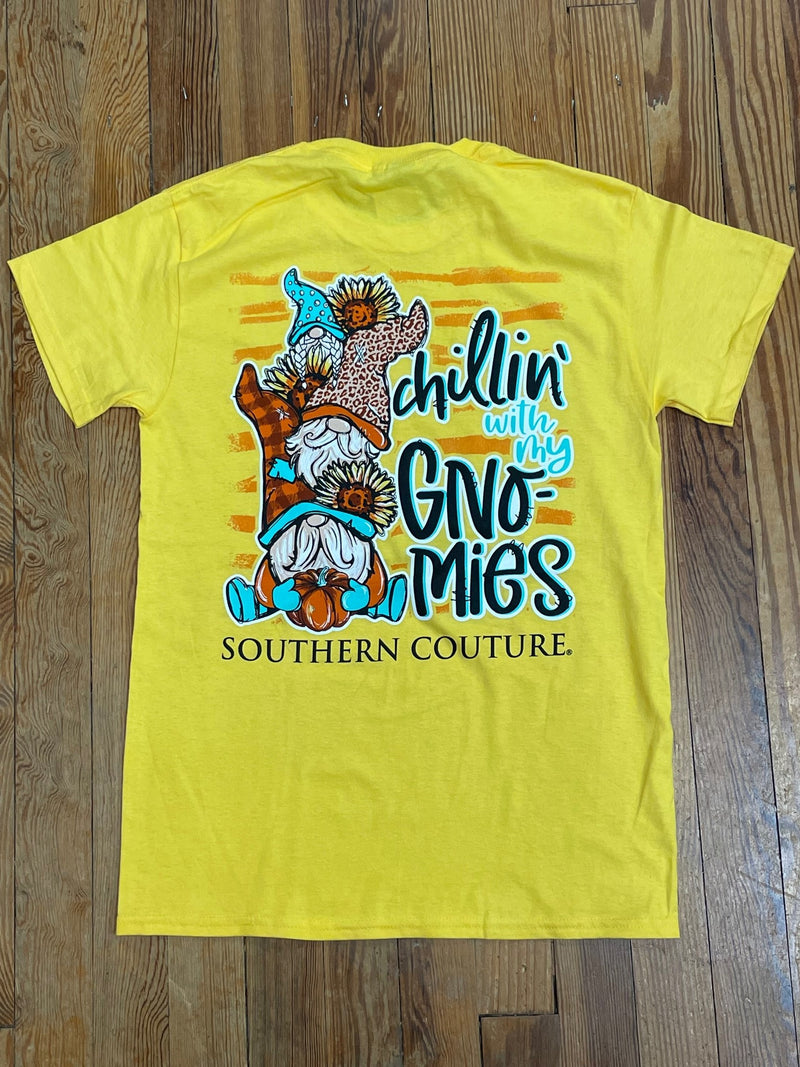 Chillin' With My Gnomies Southern Couture Tee