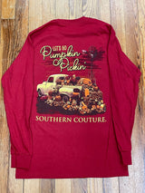Let's Go Pumpkin Pickin' Southern Couture Long Sleeve Tee