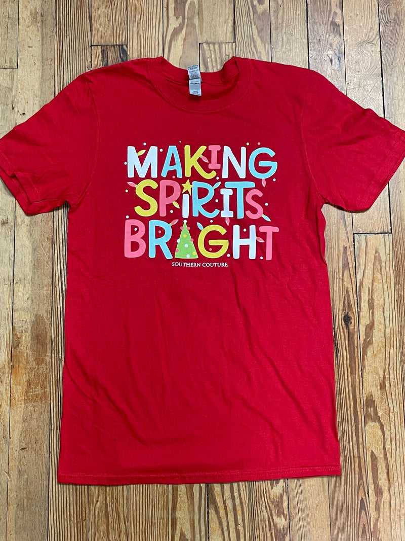 Making Spirits Bright Southern Couture Tee