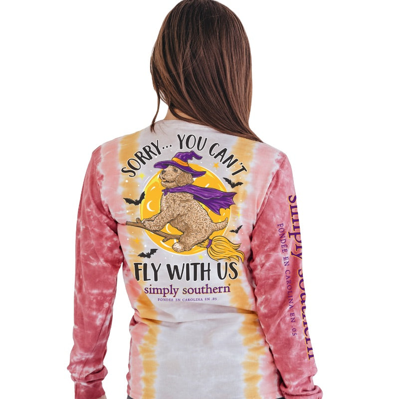 You Can't Fly with Us Simply Southern Long Sleeve Tee
