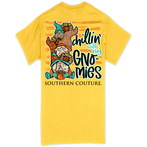 Chillin' With My Gnomies Southern Couture Tee