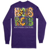 Hocus Pocus Southern Couture Long Sleeve Purple Tee
