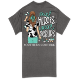 Real Heroes Wear Scrubs Southern Couture Tee
