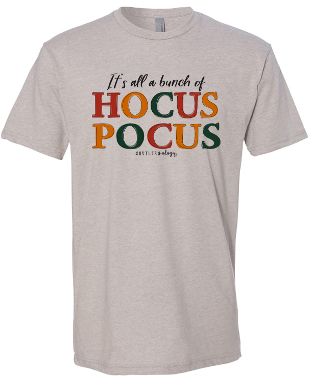 Bunch of Hocus Pocus Southernology Gray Tee