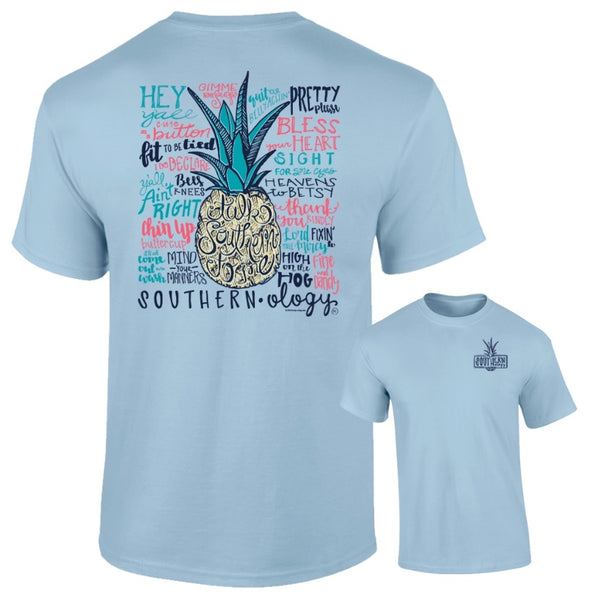 Talk Southern to Me Southernology Chambray Comfort Color Tee