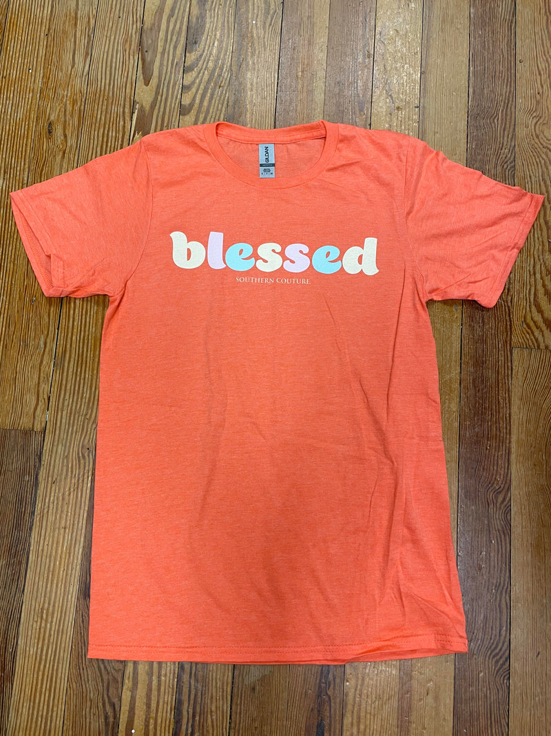 Retro Blessed Southern Couture Tee